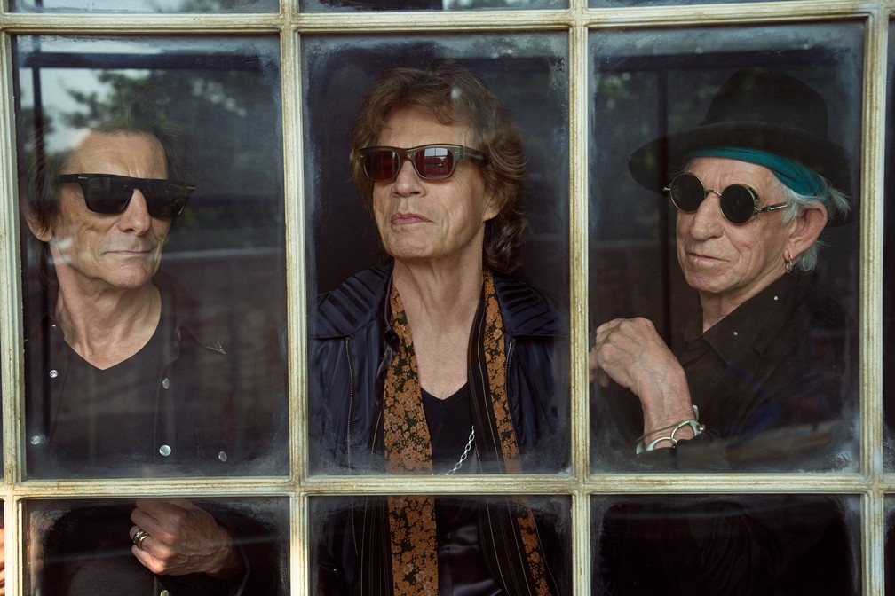 The Rolling Stones em foto do álbum 'Hackney Diamonds' — Foto: Mark Selinger/Divulgação