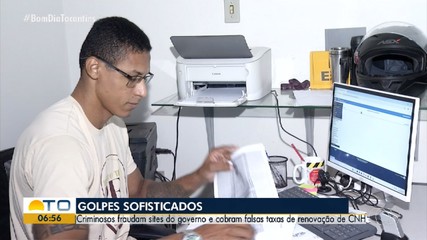 Criminosos usam sites falsos para aplicar golpes em motorista que tentam renovar CNH