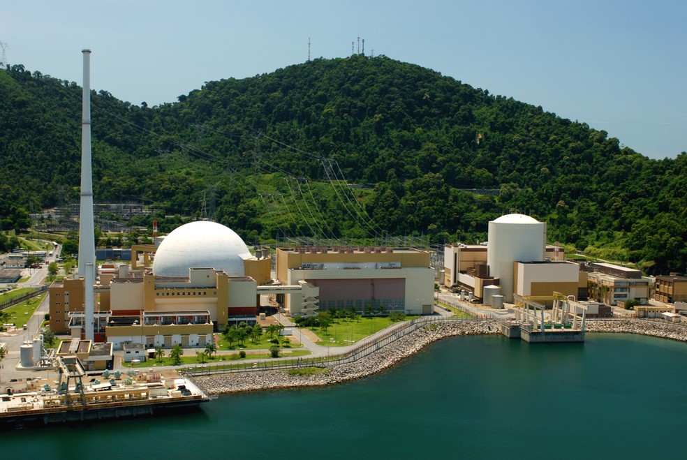O urânio extraído no Ceará poderá abastecer a produção de energia nas usinas nucleares Angra 1 e Angra 2.  — Foto: Divulgação/Eletronuclear 
