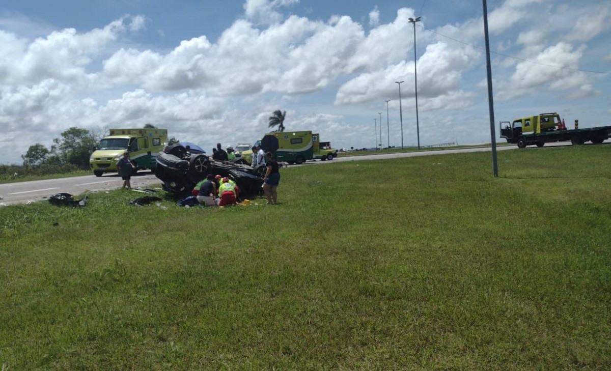 Acidente com veículo uruguaio na BR‑116 deixa uma criança morta