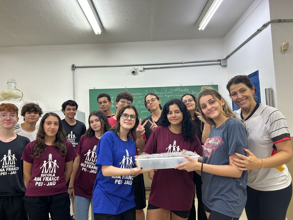 Projeto é desenvolvido em escolas públicas de Jaú — Foto: Diretoria regional de Ensino / Divulgação