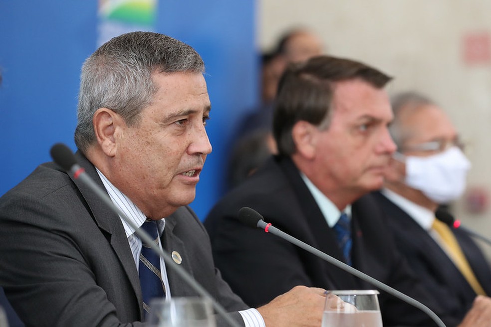 General Braga Netto, candidato a vice-presidente na chapa de Jair Bolsonaro (PL) — Foto: Marcos Corrêa/PR