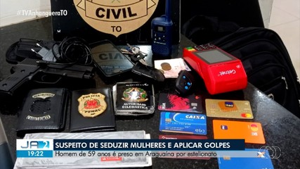 Homem de 59 anos é preso em Araguaína por aplicar golpes em mulheres em todo país