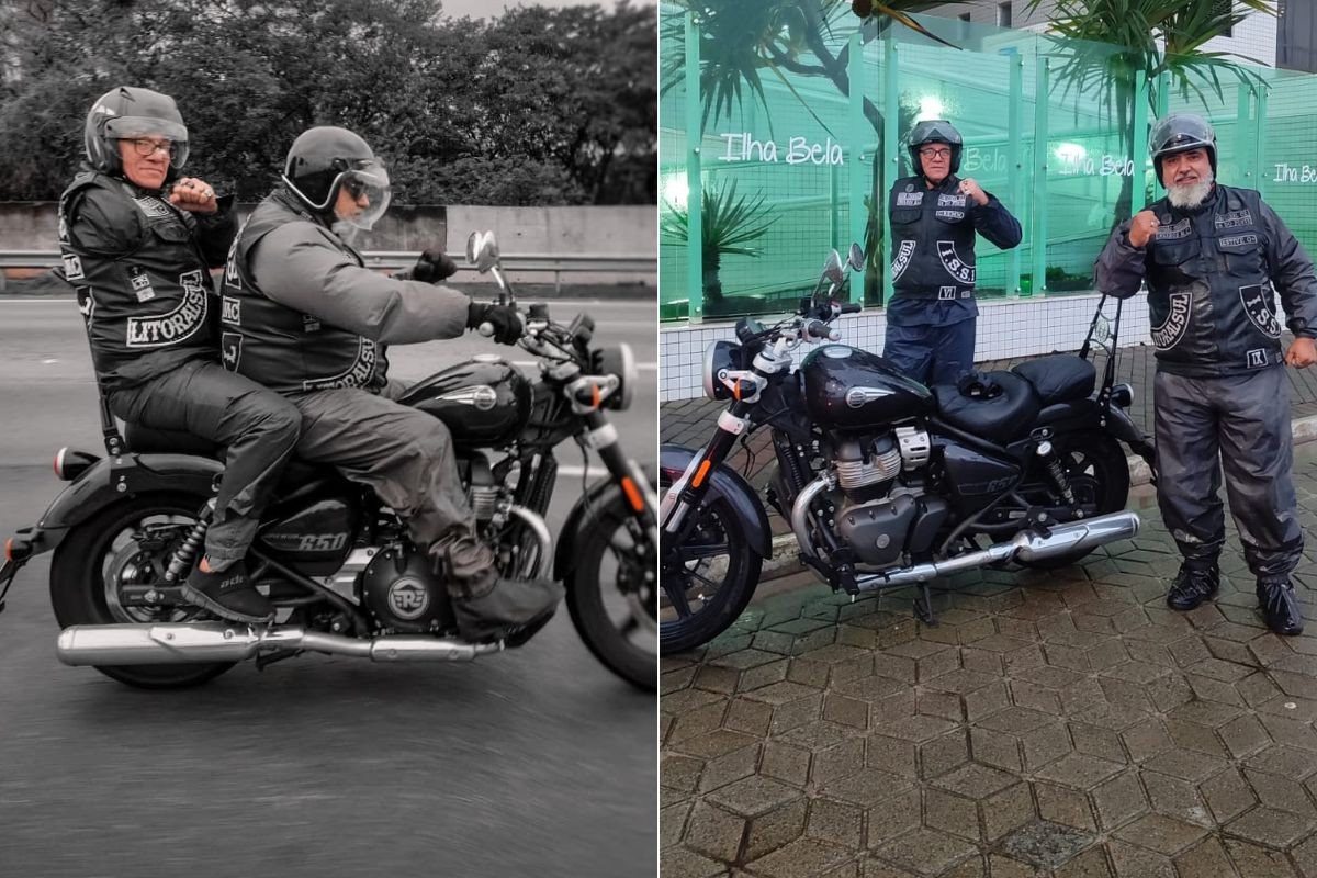 Integrante de motoclube que teve braço amputado se emociona ao andar de moto pela 1ª vez: 'Especial'