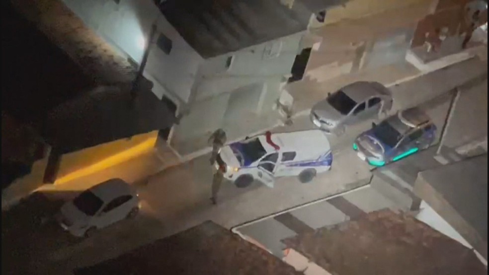 Homem que apontou laser para helicóptero da SDS foi preso em Olinda — Foto: Secretaria de Defesa Social/Divulgação