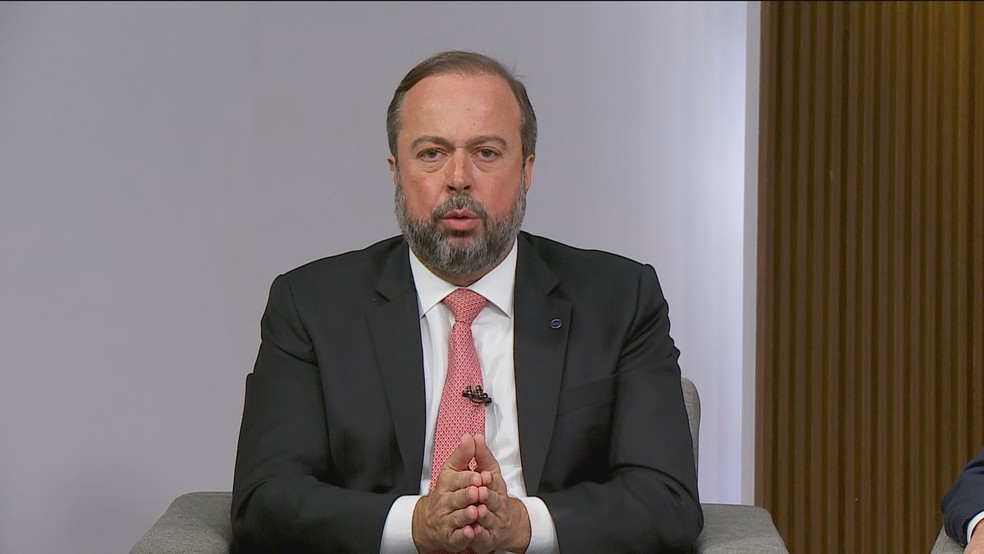 Alexandre Silveira, ministro de Minas e Energia — Foto: GloboNews/Reprodução