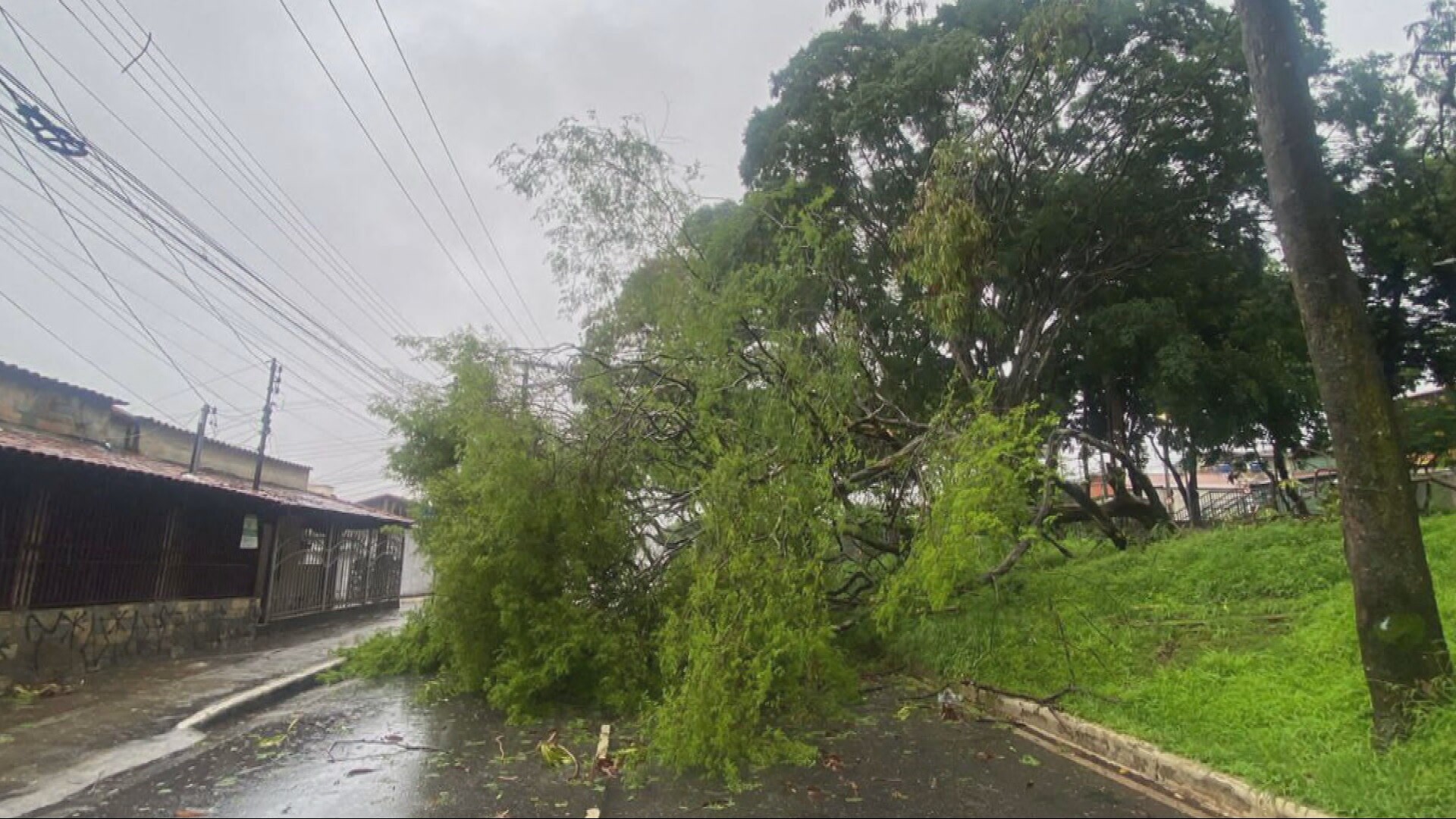 Chuva forte causa transtornos em BH e Região Metropolitana neste fim de semana; VÍDEOS