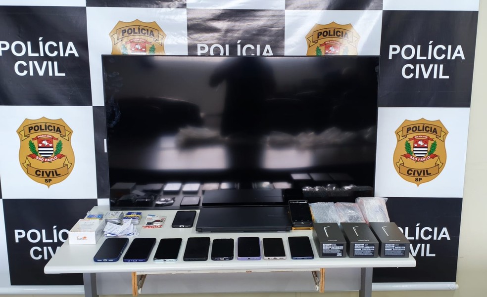 Cão é recuperado e quase 50 itens apreendidos durante operação ‘Black Friday’ em Presidente Prudente (SP) — Foto: Reprodução/Polícia Civil