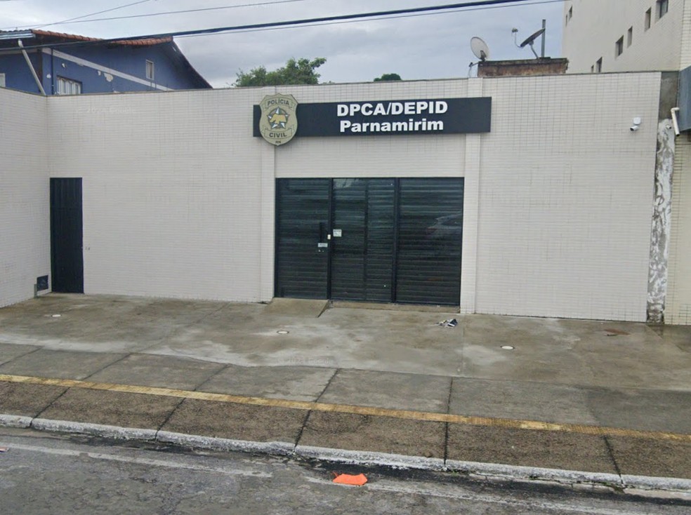 Delegacia Especializada na Proteção da Criança e do Adolescente (DPCA) de Parnamirim, na Grande Natal, Rio Grande do Norte — Foto: Google Street View