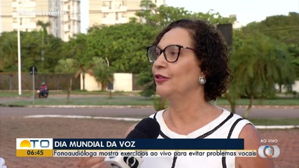 Dia Mundial da Voz: fonoaudióloga ensina exercícios para evitar problemas vocais