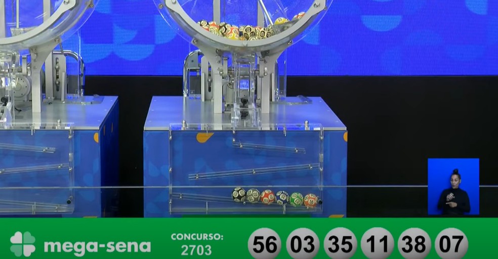 Mega-Sena, concurso 2.703, acumula um prêmio de R$ 83 milhões