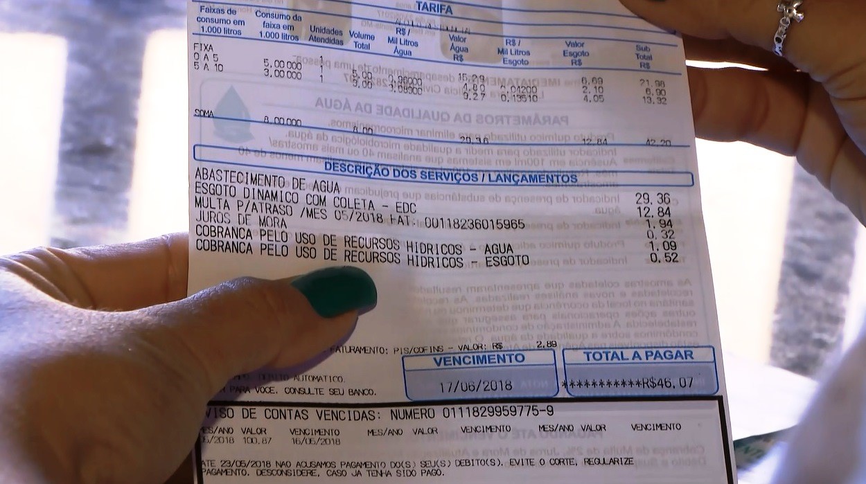 Cerca de 26 mil famílias podem perder desconto na conta de água; veja como atualizar cadastro