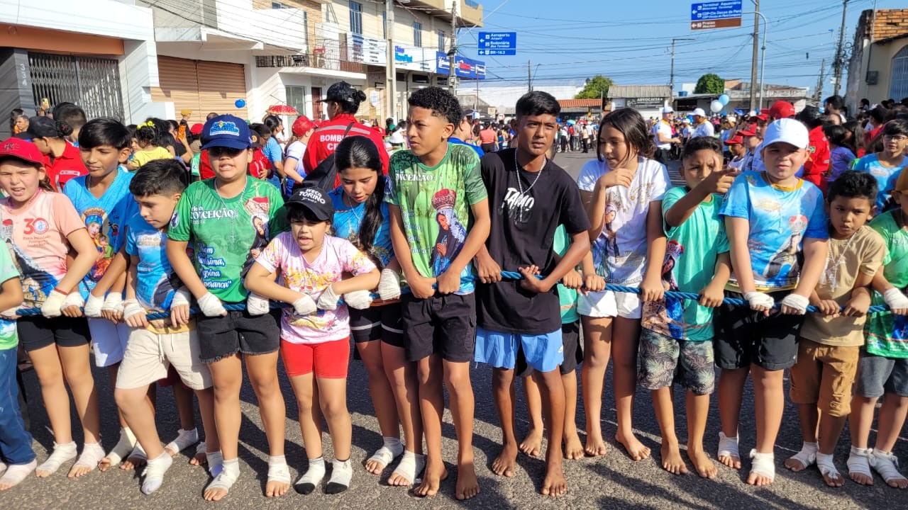 Esperança, Alegria e Fé: famílias lotam ruas de Santarém na edição 2025 do Círio das Crianças