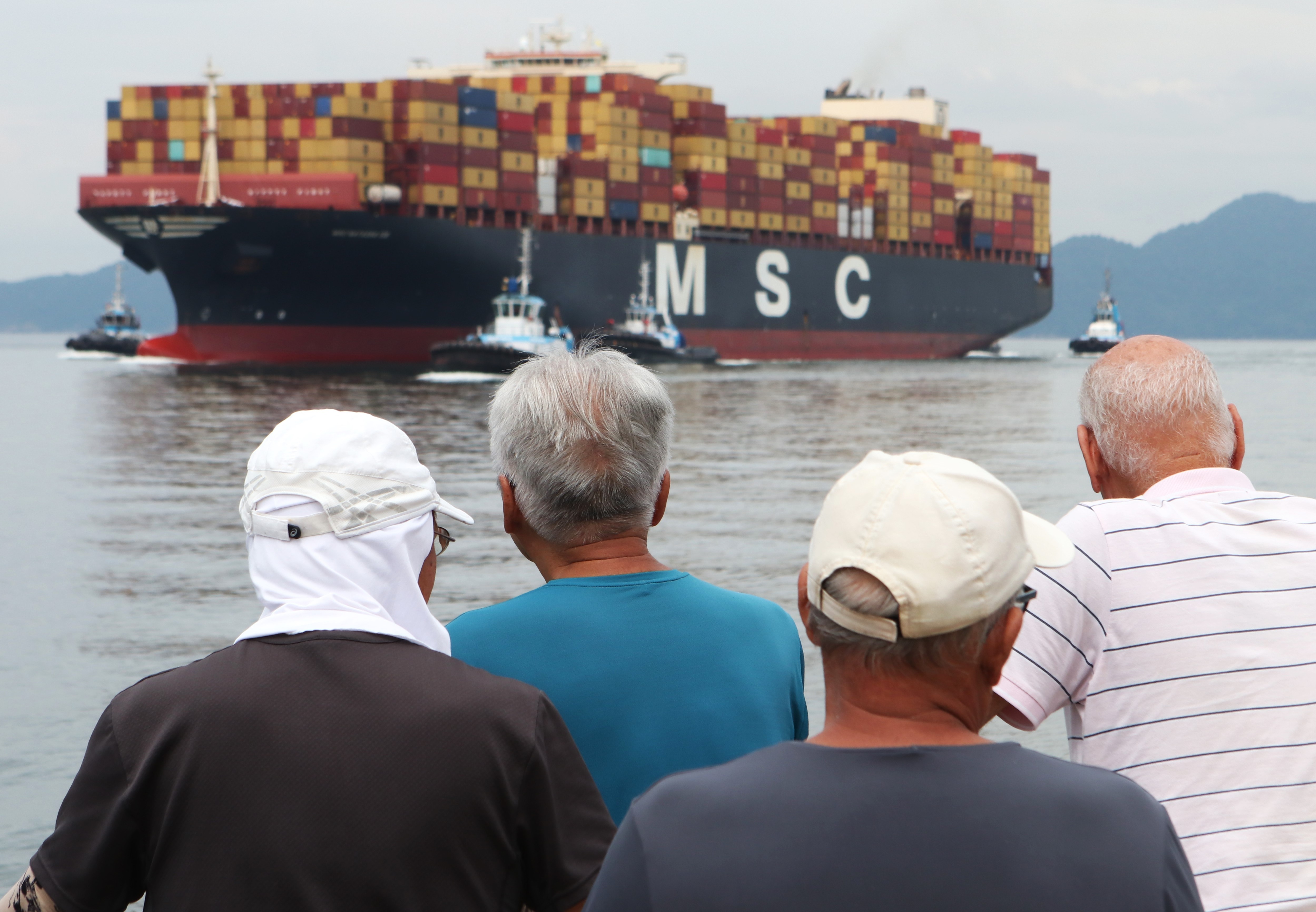 Porto de Santos se prepara para navios gigantes com obras para ampliar a profundidade do canal 
