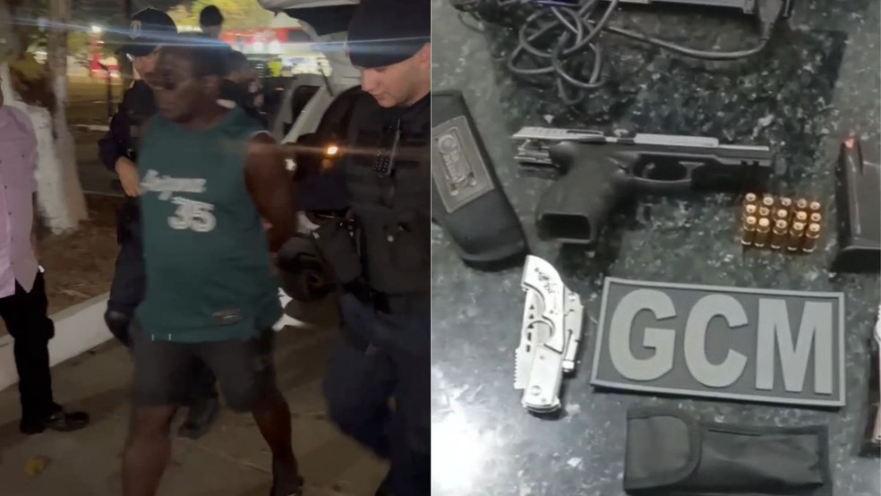 Motorista com sinais de embriaguez é preso com pistola após acidente em São Luís — Foto: Reprodução/Redes Sociais
