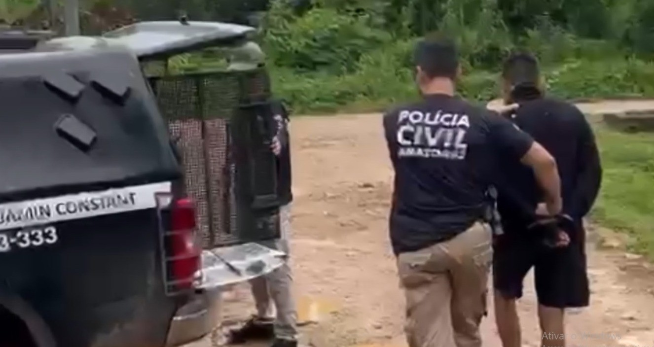 Homem é preso por fazer jovem refém por mais de 3 horas no interior do Amazonas