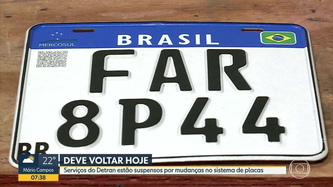 Serviços do Detran-MG devem voltar nesta terça após suspensão para ...
