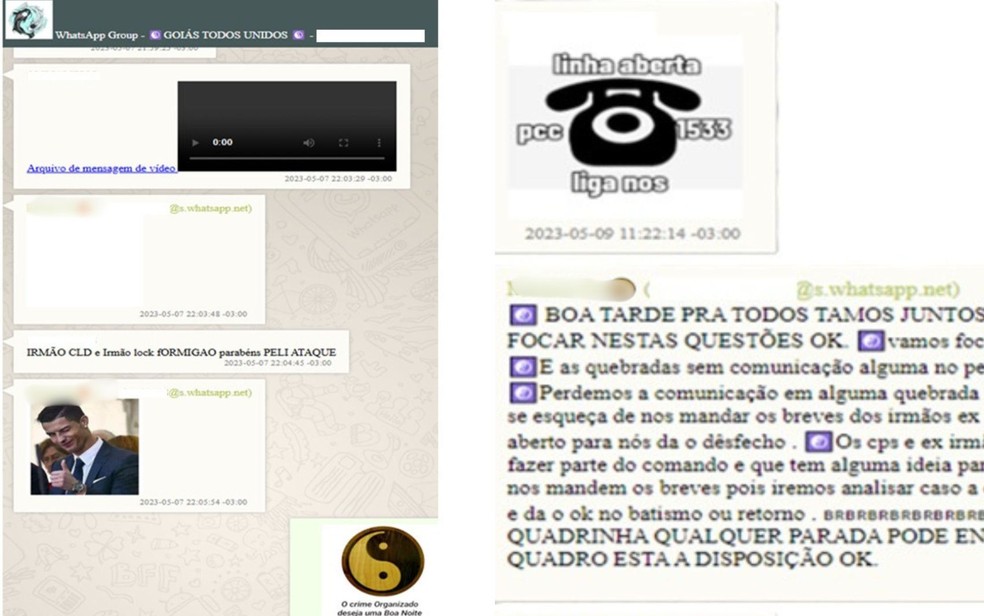 MP-GO faz operação contra suspeitos de integrar facção criminosa — Foto: Divulgação/MP-GO