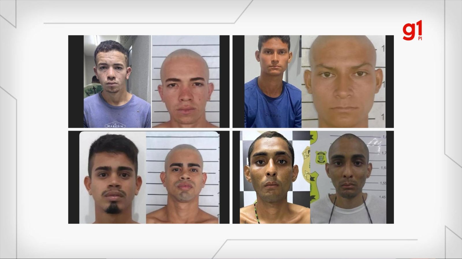 Quatro detentos fogem de penitenciária em Parnaíba; polícia divulga fotos