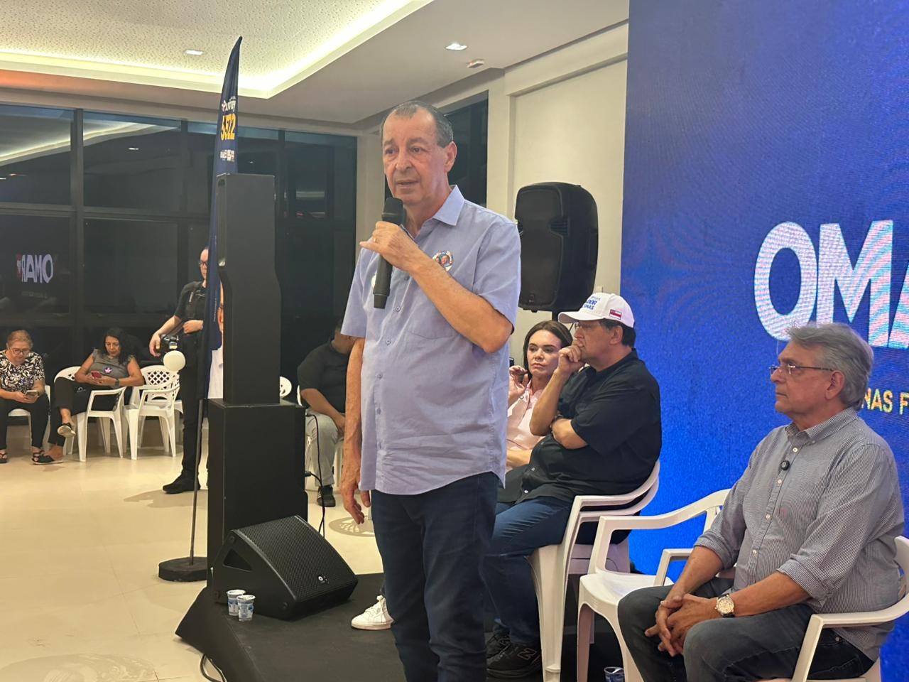 Eleições 2026: Omar Aziz participa de evento em Manaus e apresenta propostas para educação
