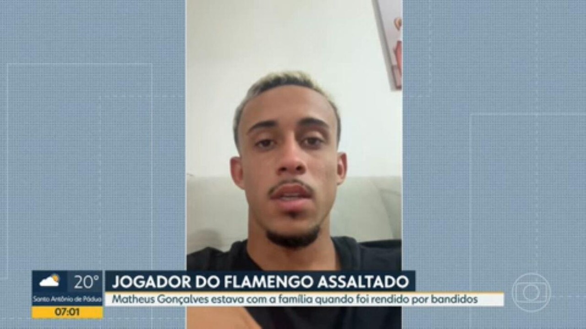Matheus Gonçalves, del Flamengo, dice que recuperó objetos robados al salir del Maracaná  Rio de Janeiro