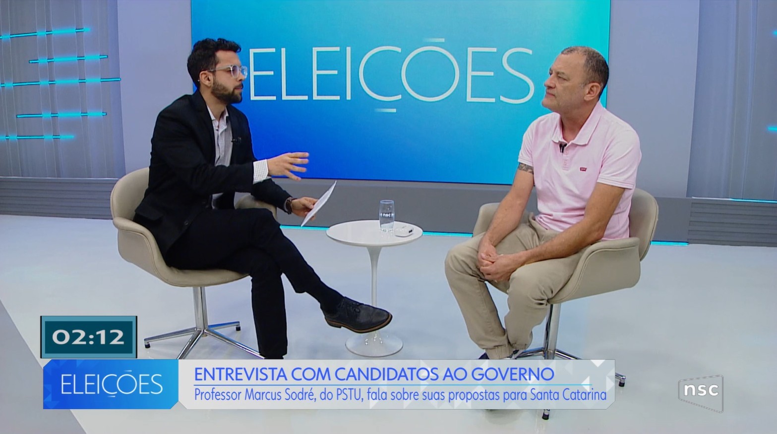 Entrevista na NSC: Professor Marcus Sodré defende autodefesa coletiva para mulheres e abrir ferrovias para cargas e transporte de pessoas