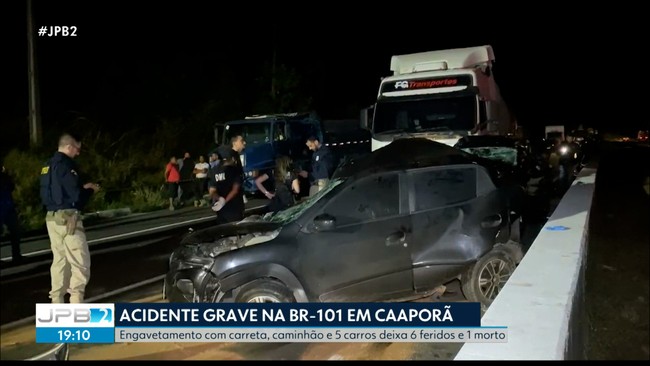 Acidente grave na BR-101