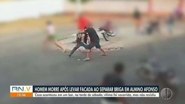 Polícia prende suspeito de matar homem que tentava separar briga no RN; vídeo mostra o crime