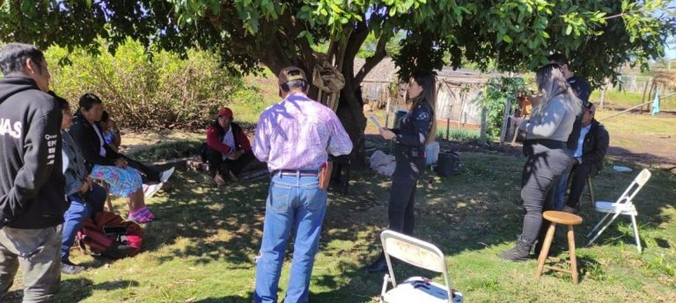 O conselho entrou em contato com o Consulado Paraguaio, que abrigou a mãe e a criança — Foto: Polícia Civil/Divulgação