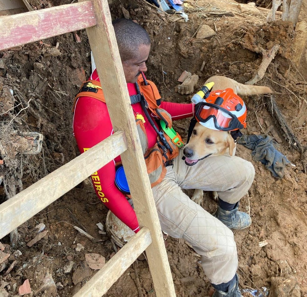 Subtenente Tavares e Thayron — Foto: Arquivo pessoal