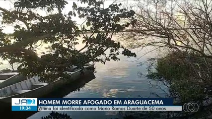 Homem morre afogado em Araguacema