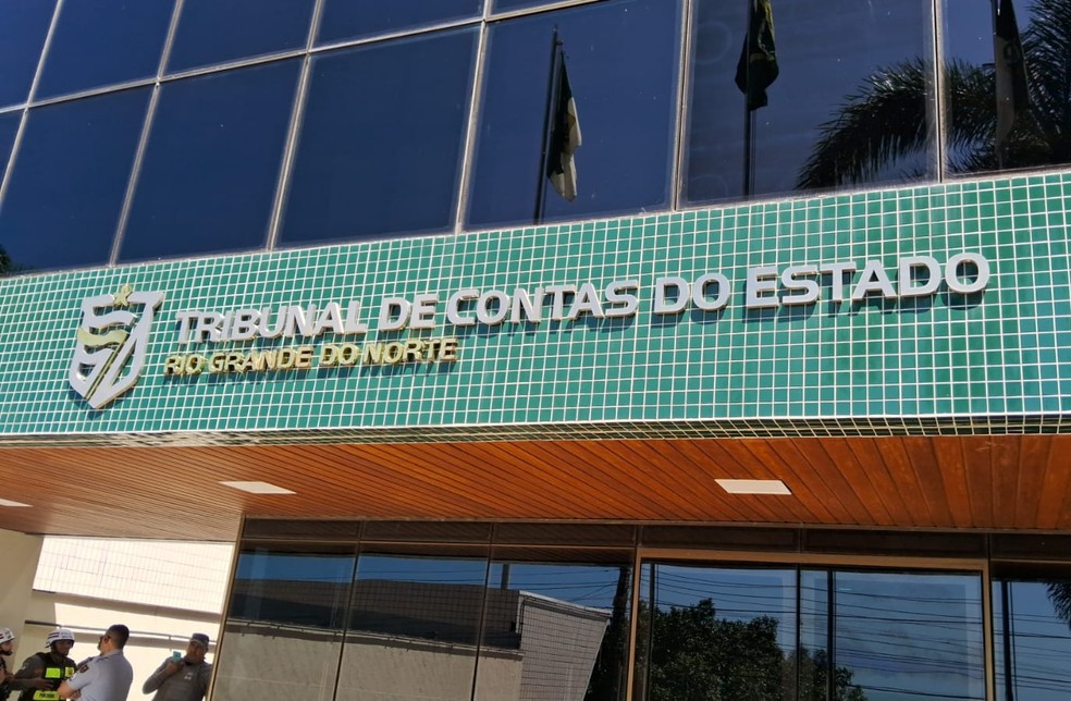 Sede do Tribunal de Contas do Estado (TCE/RN) — Foto: Bruno Rocha/Inter TV Cabugi