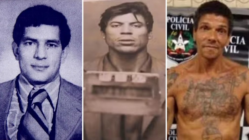 Chico Picadinho, Bandido da Luz Vermelha e Pedrinho Matador — Foto: Foto 1: Reprodução/TV Globo | Foto 2: Kleber Tomaz/g1 | Foto 3: Reprodução