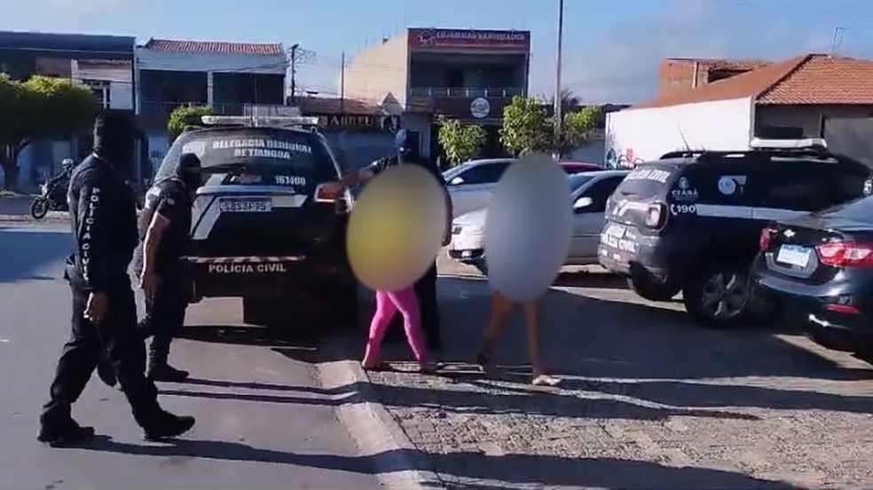 Advogada e outras 6 pessoas são presas por participarem de organização criminosa com atuação na Serra de Ibiapaba, no Ceará — Foto: Polícia Civil