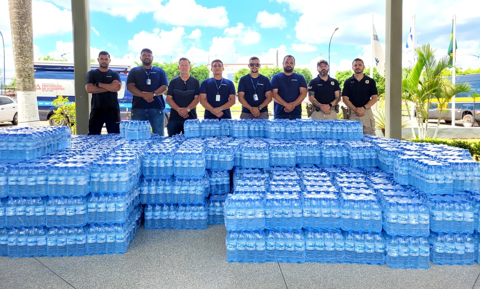 Carregamento com água potável e mantimentos deve sair do Acre em direção ao Rio Grande do Sul nesta terça-feira (14) — Foto: Arquivo/Centro de Tradições Gaúchas no Acre