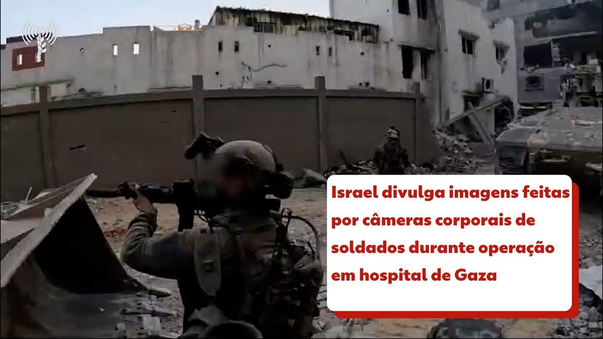 Israel diz que prendeu 100 membros do Hamas em operação em hospital de Gaza e divulga imagens de armas e soldados