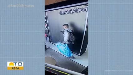 Homem se passa o hóspede e furta TV em hotel em Gurupi