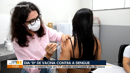 Mutirão de vacinação contra a dengue ocorre em 17 cidades do estado; confira