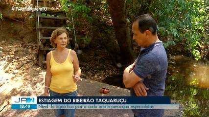 Nível da água de Taquaruçu Grande preocupa especialistas