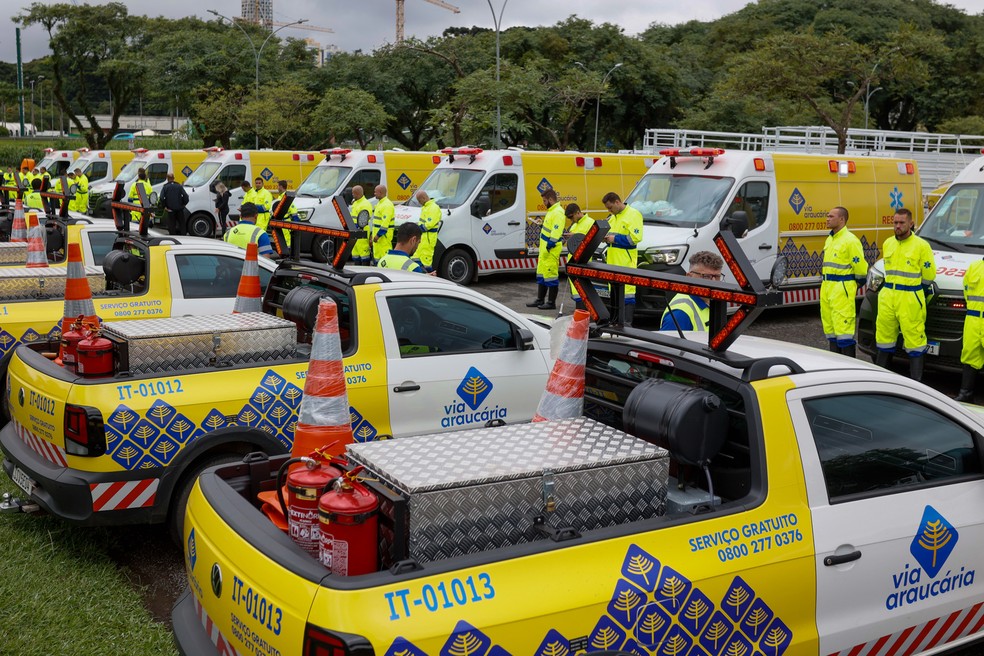 Via Araucária oferta serviços aos usuários das rodovias — Foto: Gabriel Rosa/AEN
