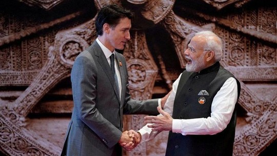 Índia pede para que Canadá retire cerca de 40 diplomatas do país, diz jornal