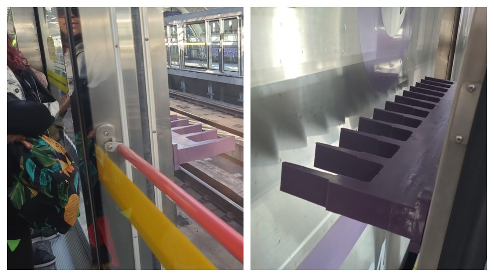 Barreiras de proteção instaladas na Linha 5-Lilás do Metrô de São Paulo