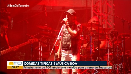 Primeira noite do Festival Gastronômico reúne público no distrito de Taquaruçu