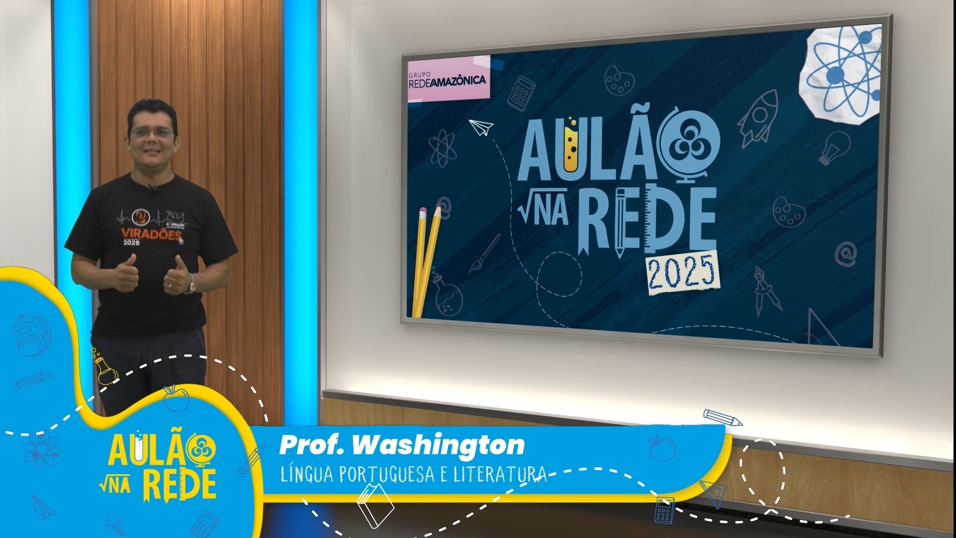 Aulão na Rede: professor explica os gêneros textuais da Língua Portuguesa e da Literatura