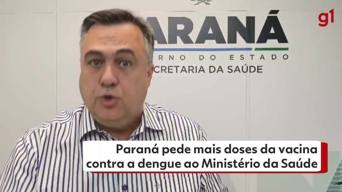 Terceiro estado com mais casos de dengue, Paraná pede que Ministério da Saúde aumente quantidade de vacinas