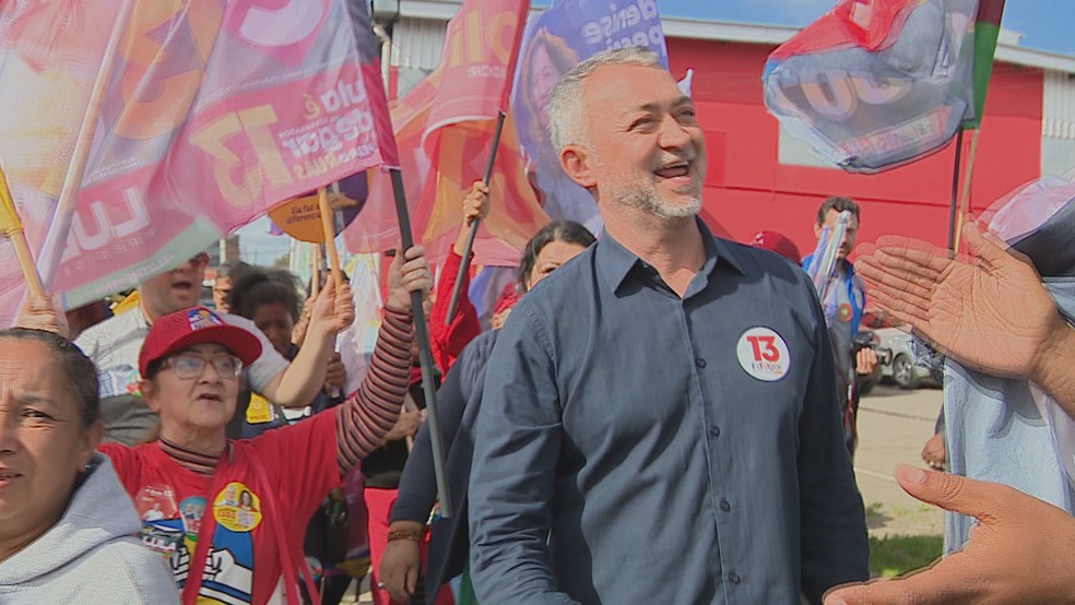 Edegar Pretto (PT) — Foto: Reprodução/RBS TV