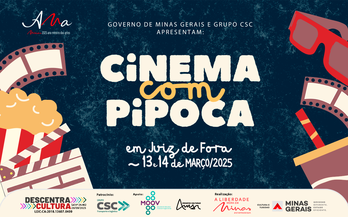 Cinema com Pipoca chega a Juiz de Fora