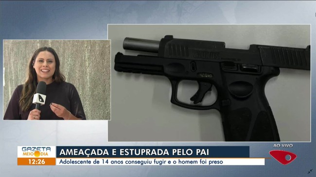 Adolescente de 14 anos era ameaçada e estuprada pelo pai