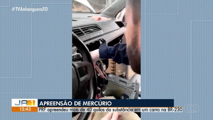 PRF apreende mercúrio na BR-230
