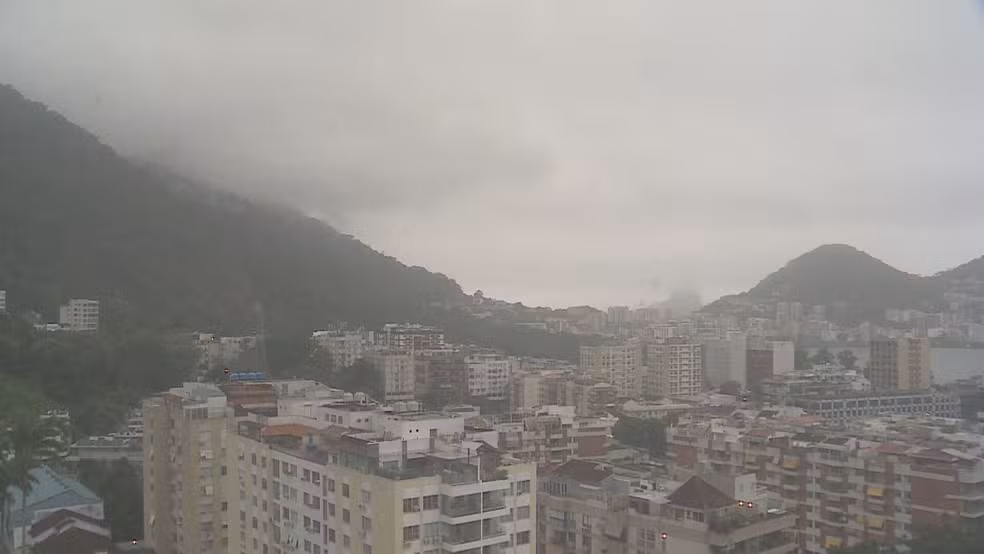 Rio tem previsão de tempo encoberto até sexta (19) — Foto: Reprodução/ TV Globo